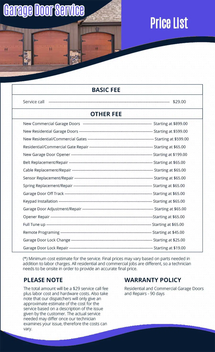 Neighborhood Garage Door Service Indianapolis, IN 317-606-2797